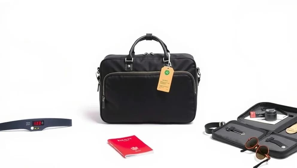 En 30 x 20 x 38 cm väska räcker det för resan