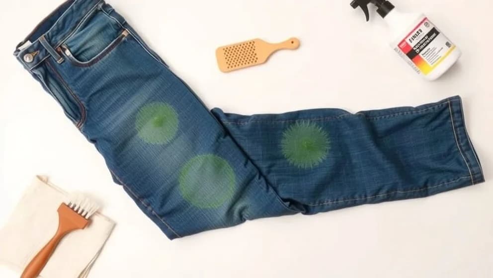 Hur får man bort gräsfläckar från jeans