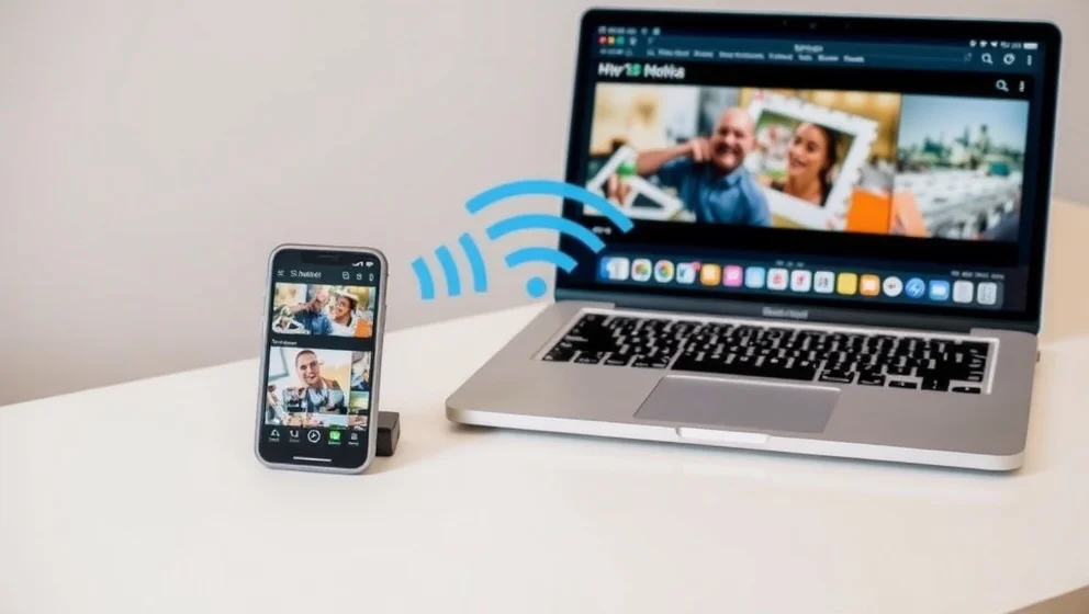 Skicka bilder från mobilen till datorn med Bluetooth