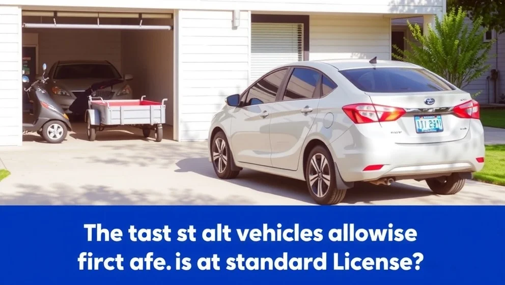 Vilka fordon får du köra med B-körkort